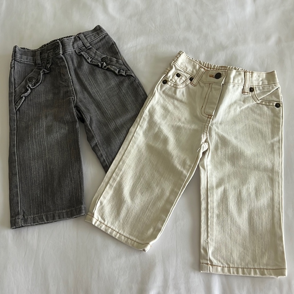 2 pairs of Janie and Jack jeans.